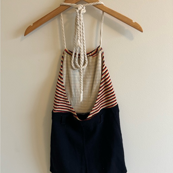 Vintage 1930s All Wool Swimaway One Piece Striped Swimsuit - Picture 11 of 17